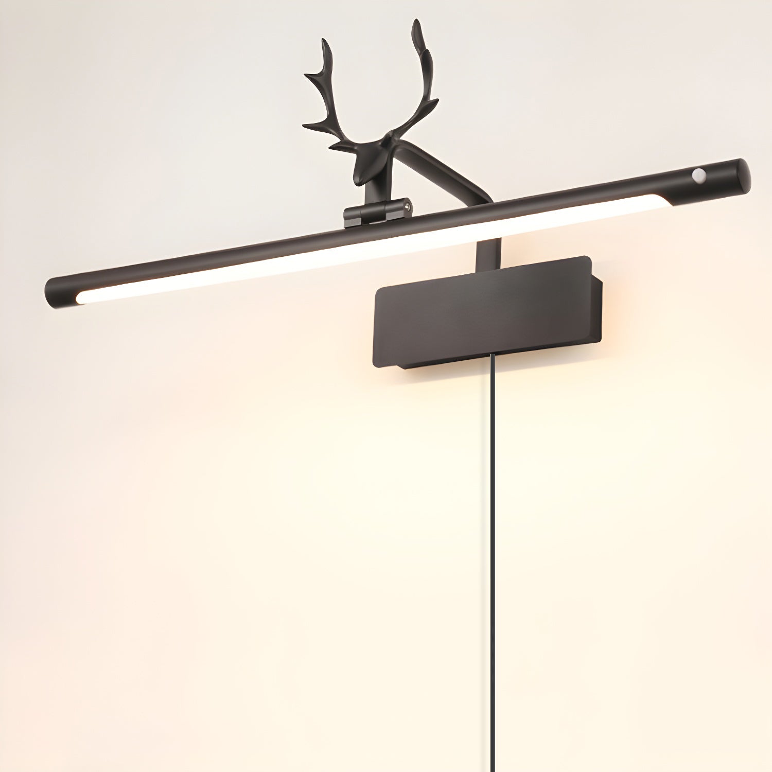 Stag Horn Plug-in Wall Light