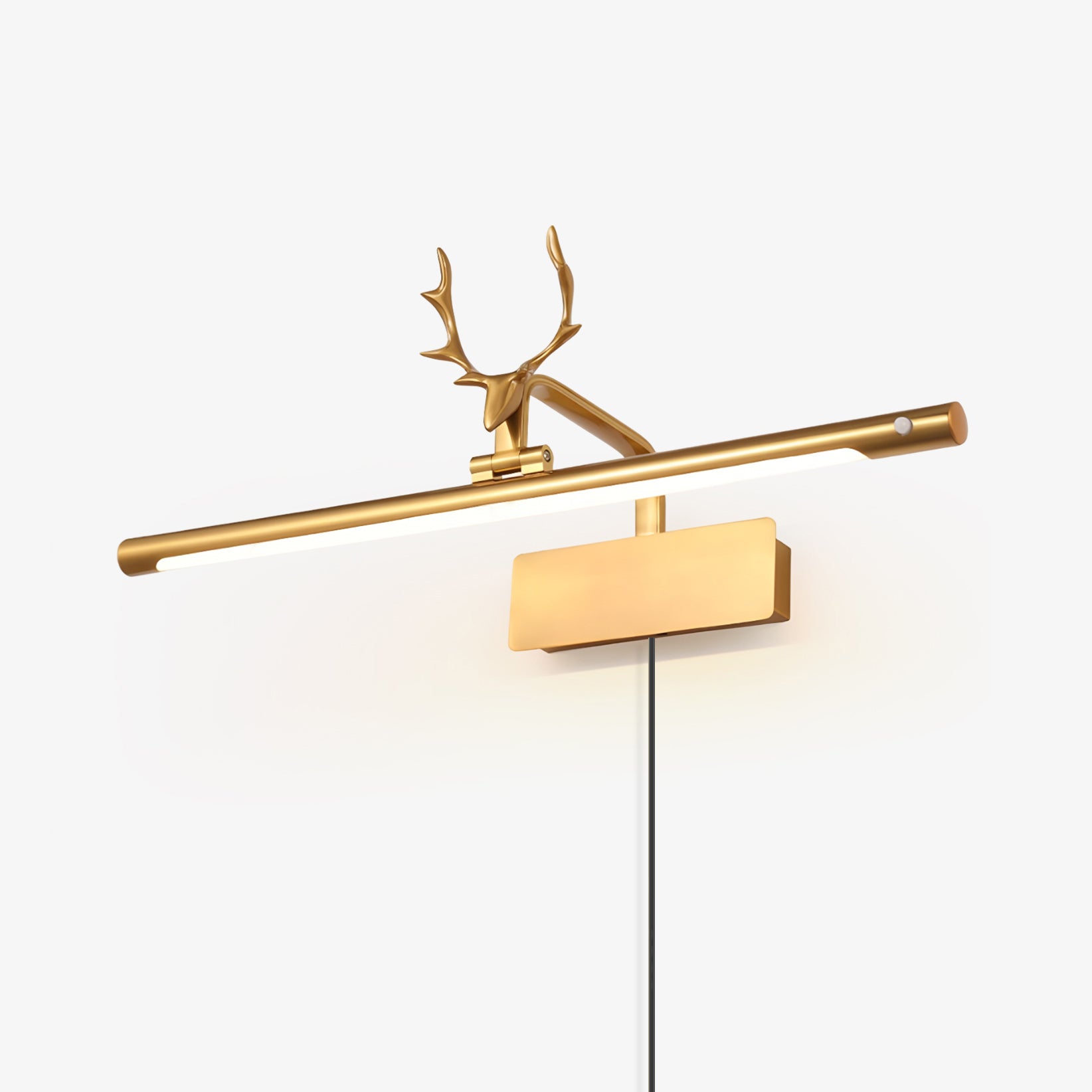 Stag Horn Plug-in Wall Light