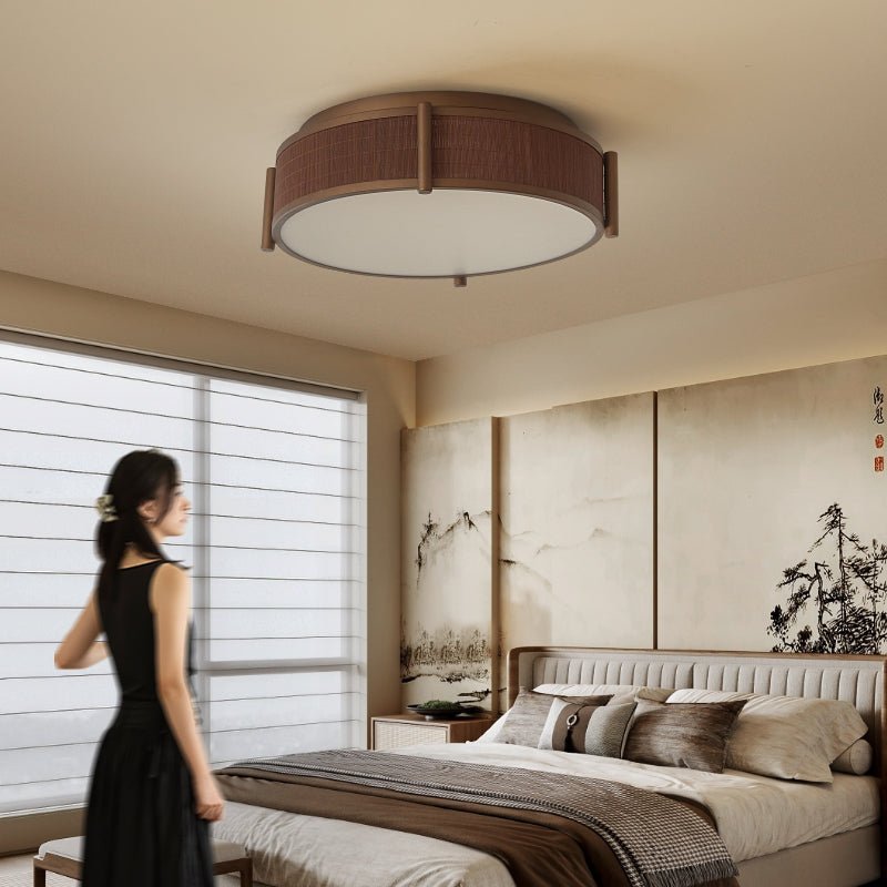 Ravoraya Bamboo Weave Ceiling Lamp