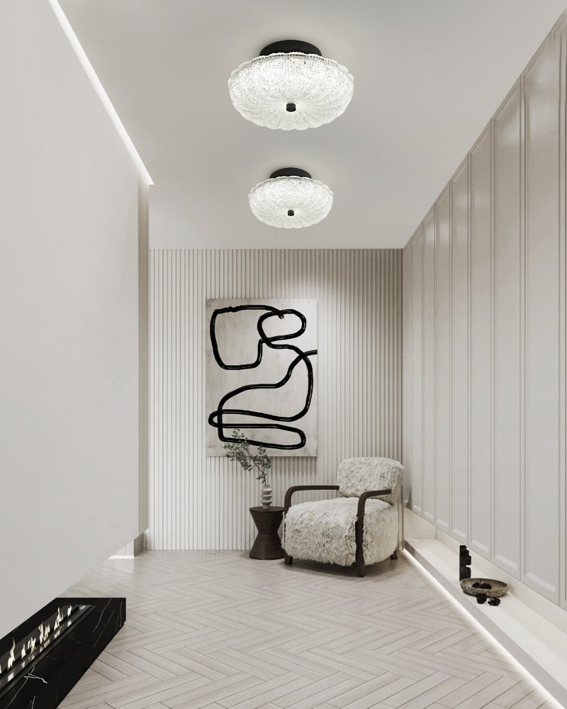 Evraeel Modern Minimalist Starlit Glass Ceiling Light