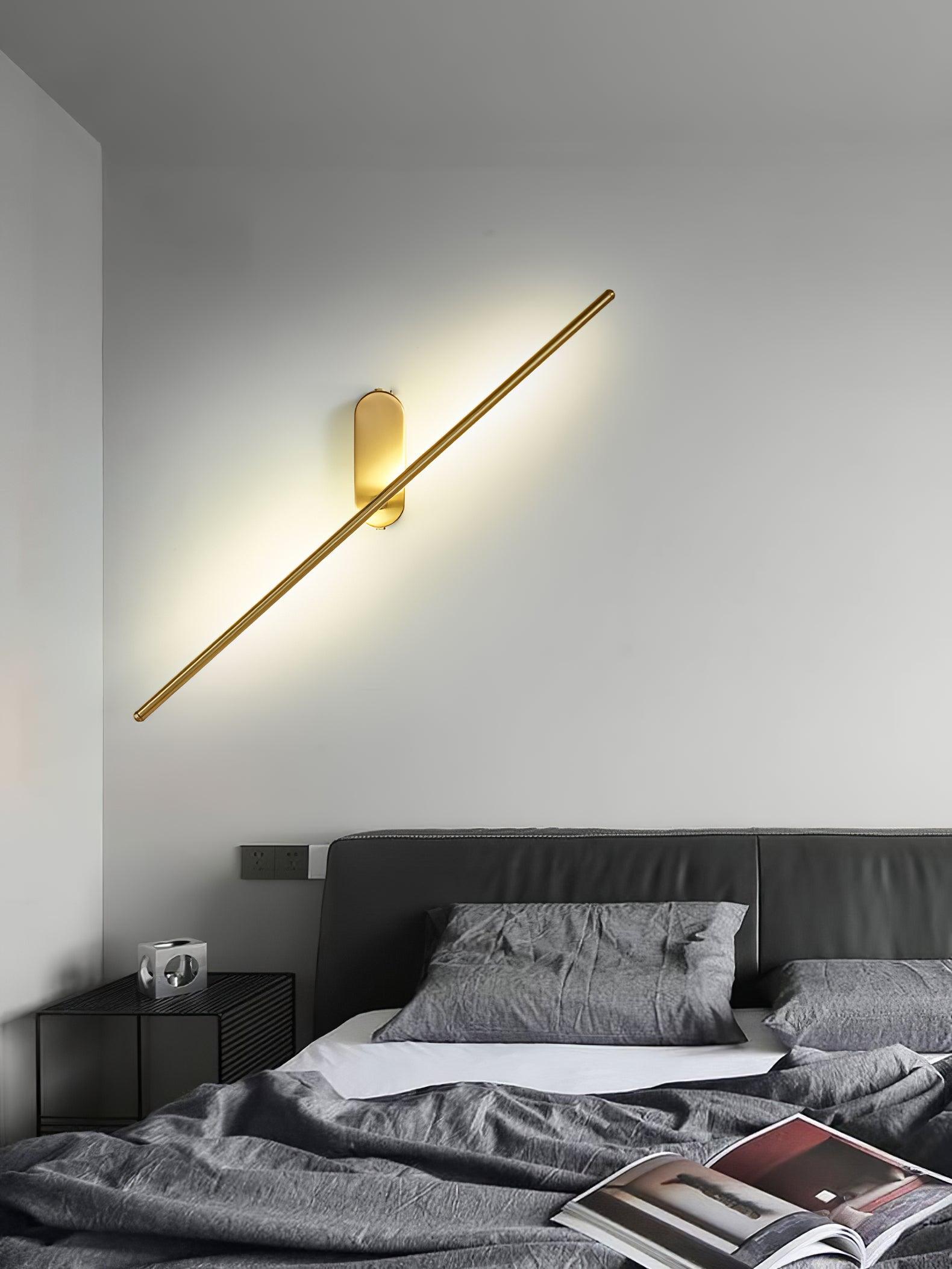 Marissa Stick Shaped Brass Sconce Wall lamp