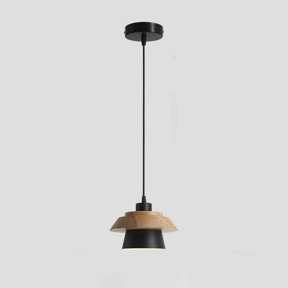 Morrowe Stone Wood Pendant Lamp