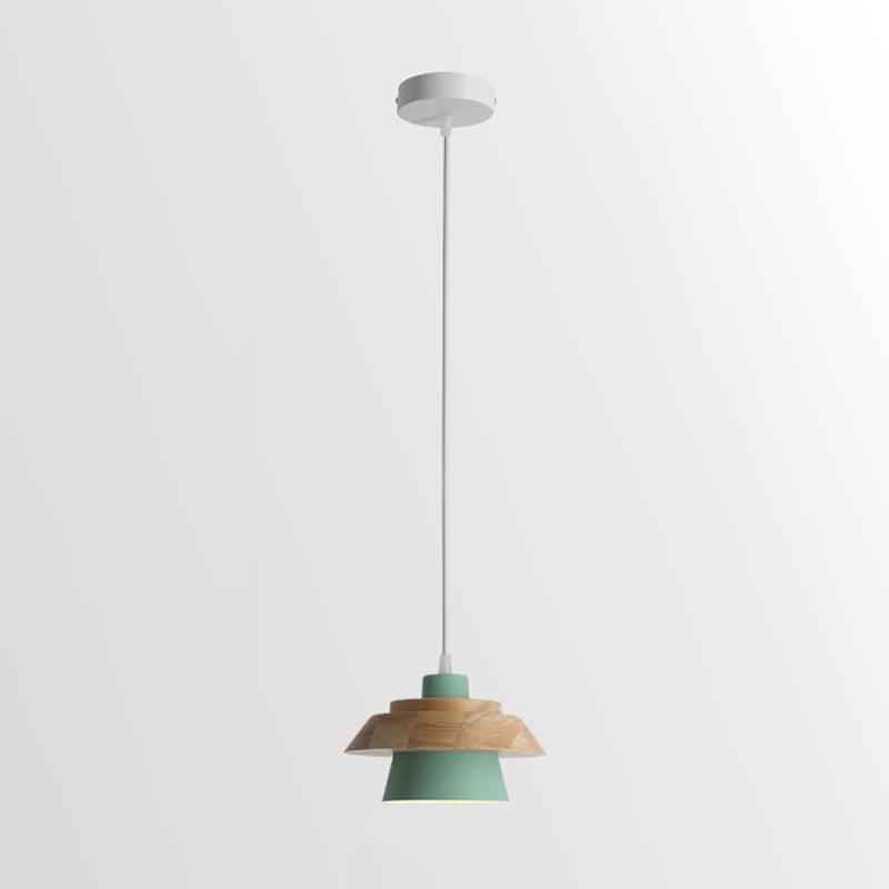 Morrowe Stone Wood Pendant Lamp