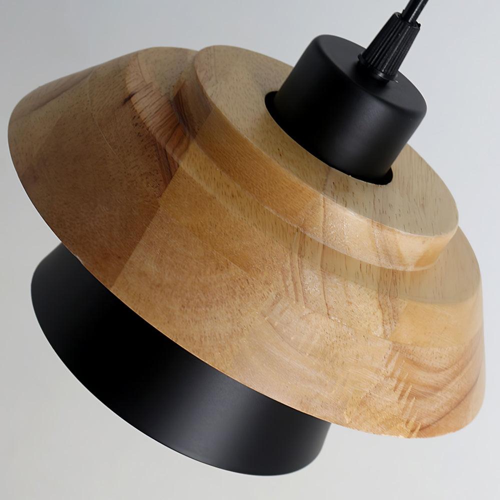 Morrowe Stone Wood Pendant Lamp