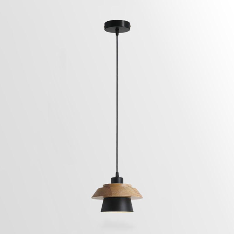 Morrowe Stone Wood Pendant Lamp