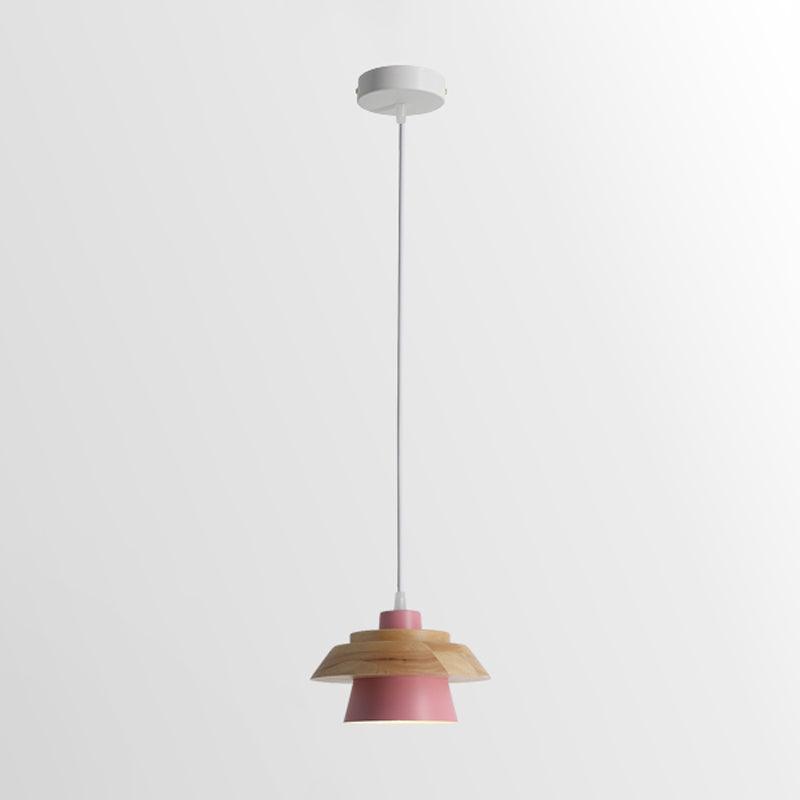 Morrowe Stone Wood Pendant Lamp