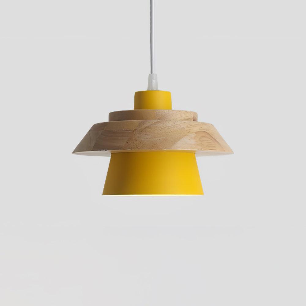 Morrowe Stone Wood Pendant Lamp