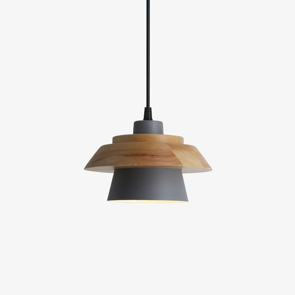 Morrowe Stone Wood Pendant Lamp