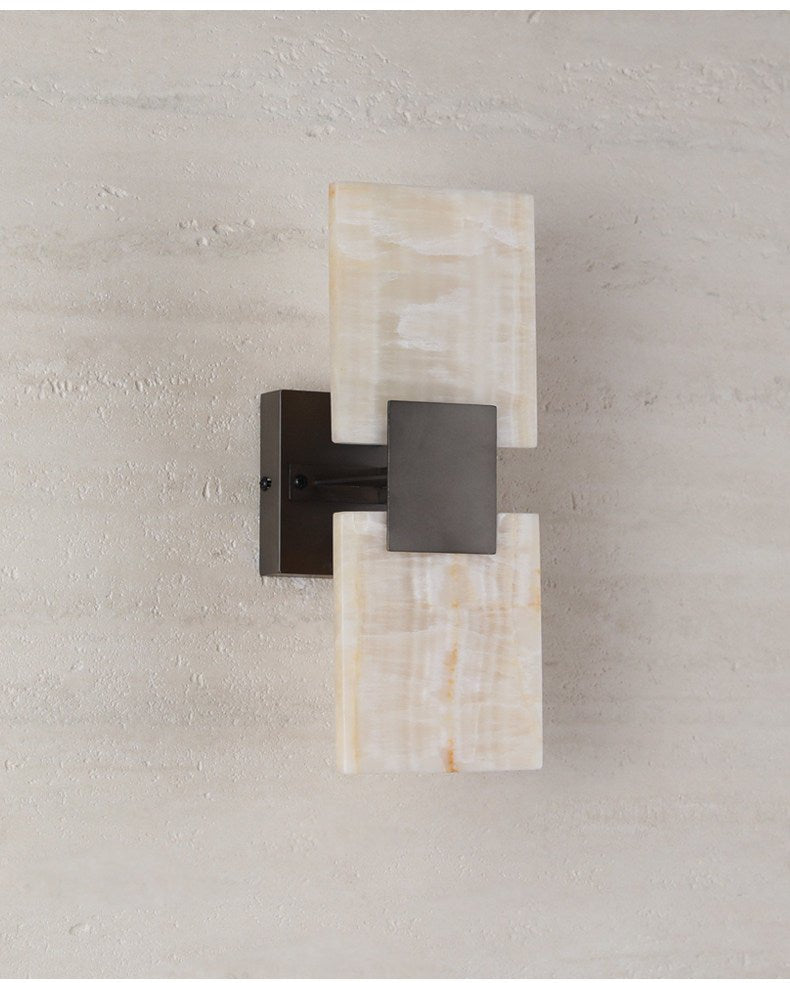 Nerion Shift Alabaster Wall Lamp