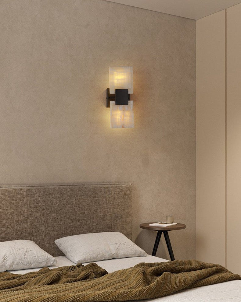 Nerion Shift Alabaster Wall Lamp