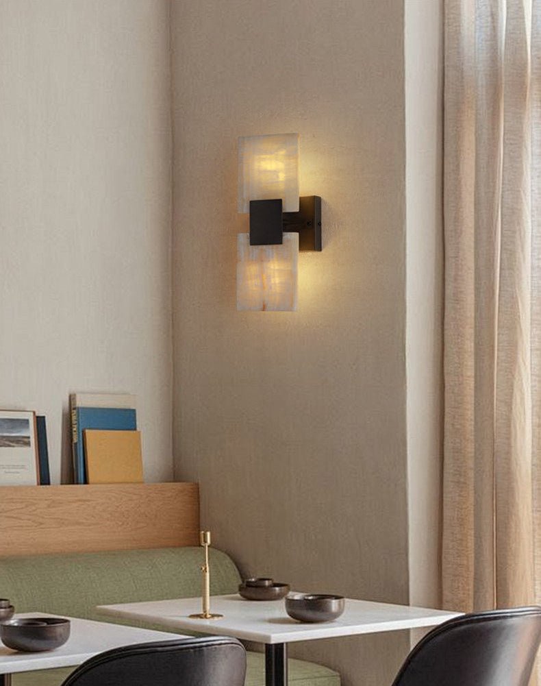 Nerion Shift Alabaster Wall Lamp