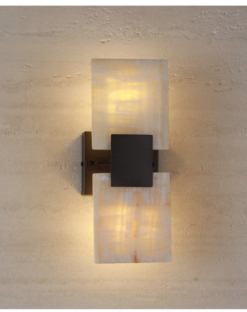 Nerion Shift Alabaster Wall Lamp