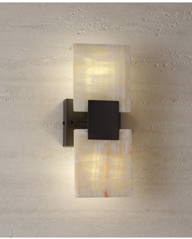 Nerion Shift Alabaster Wall Lamp