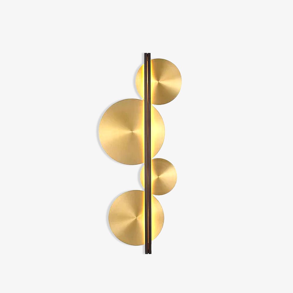 Oriivise Wall Lamp Gold Circular Sculptural