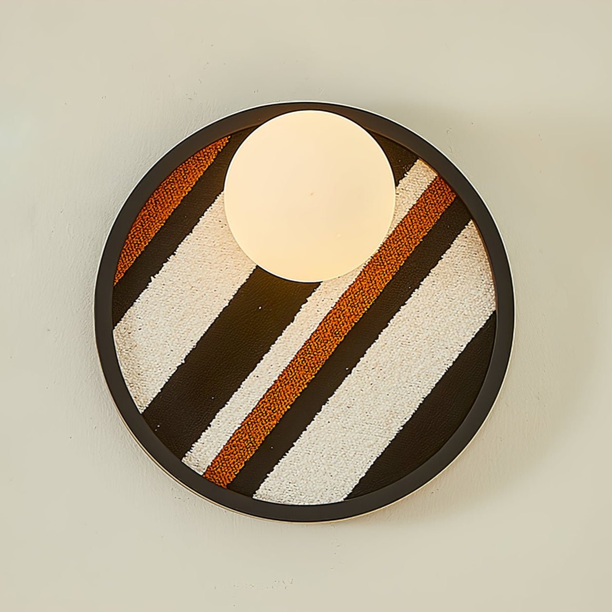 Sytala Premium Nordic Art Orbit Fabric Wall Light