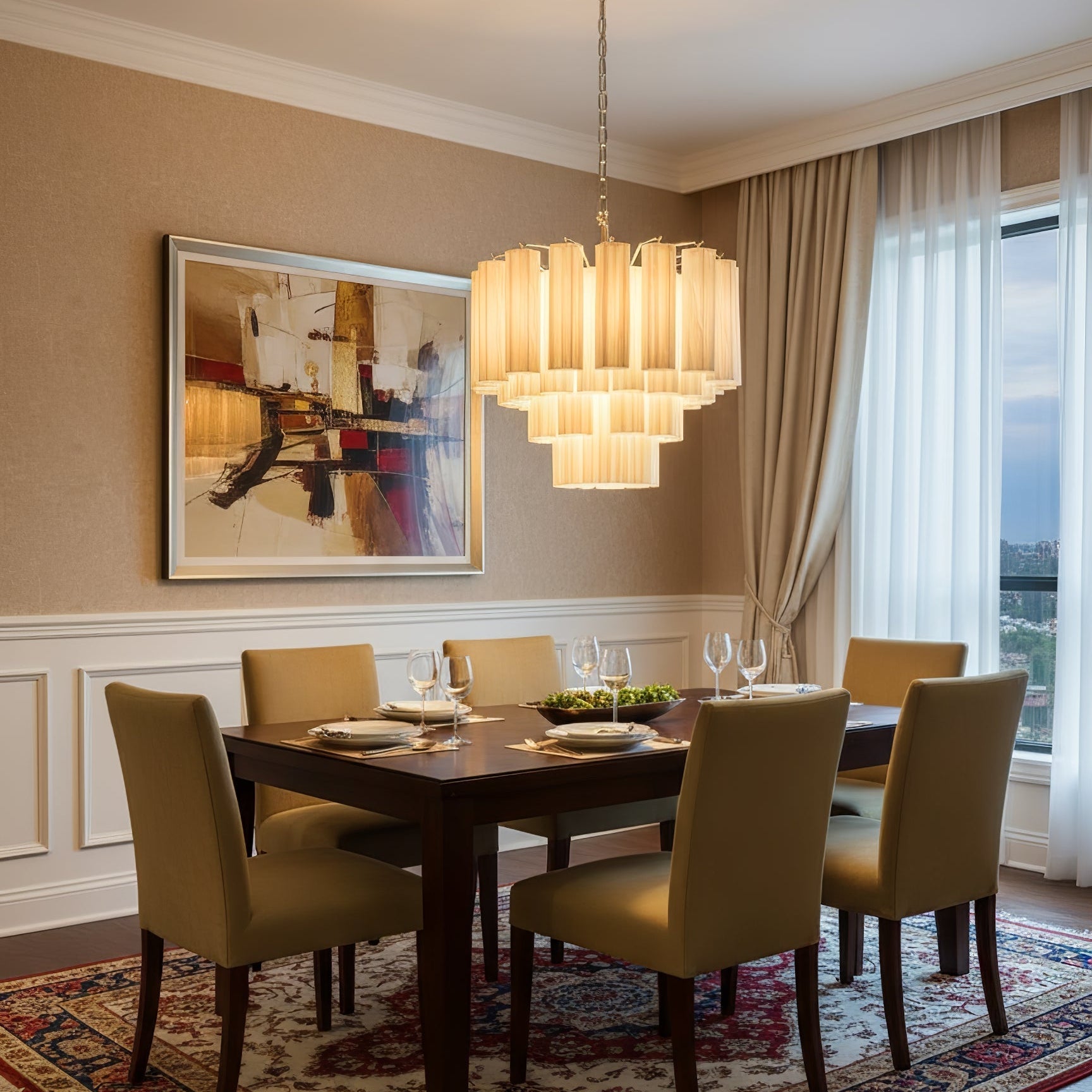 Stratum Ripple Chandelier