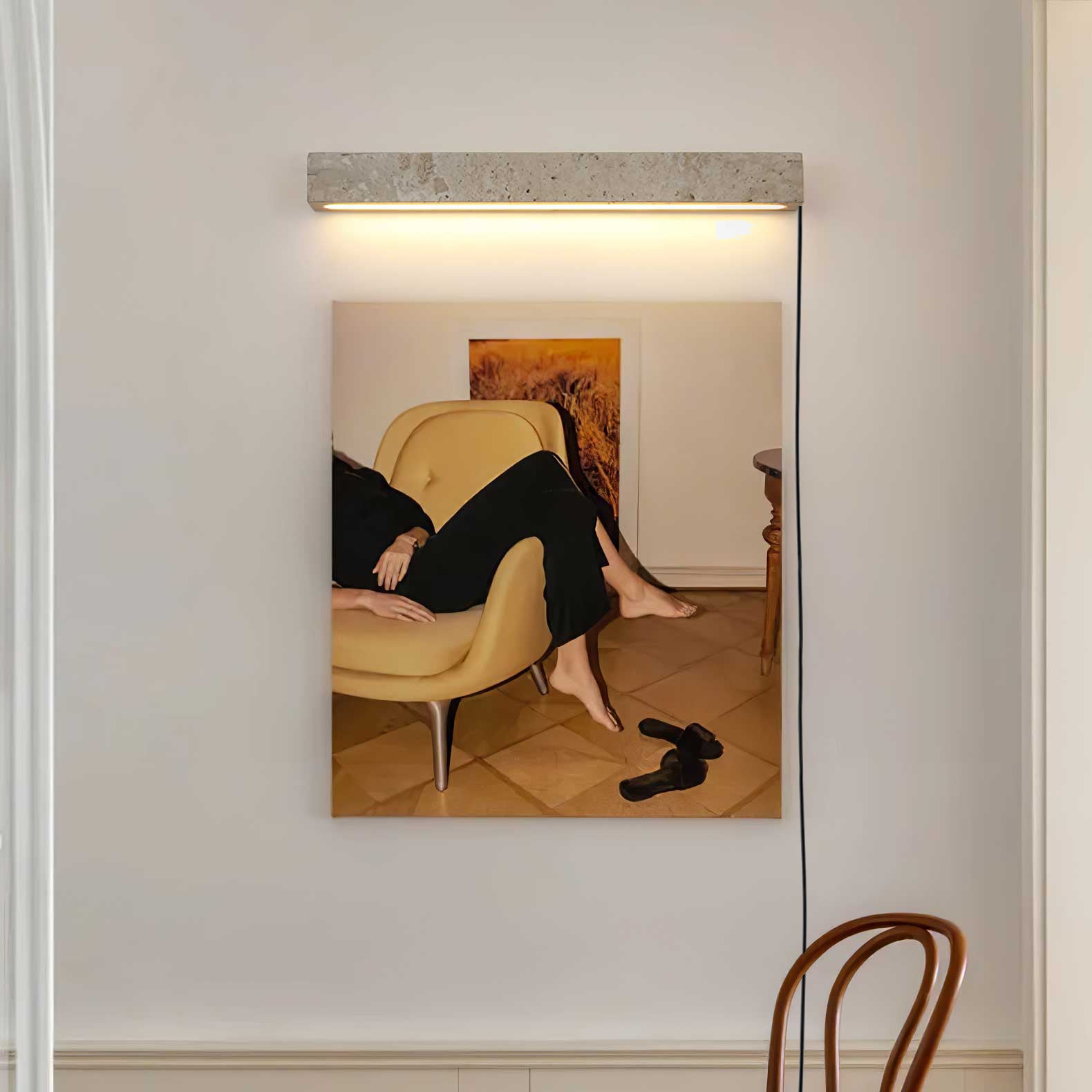 Stravik Plug-in Wall Light - Neutral Decor