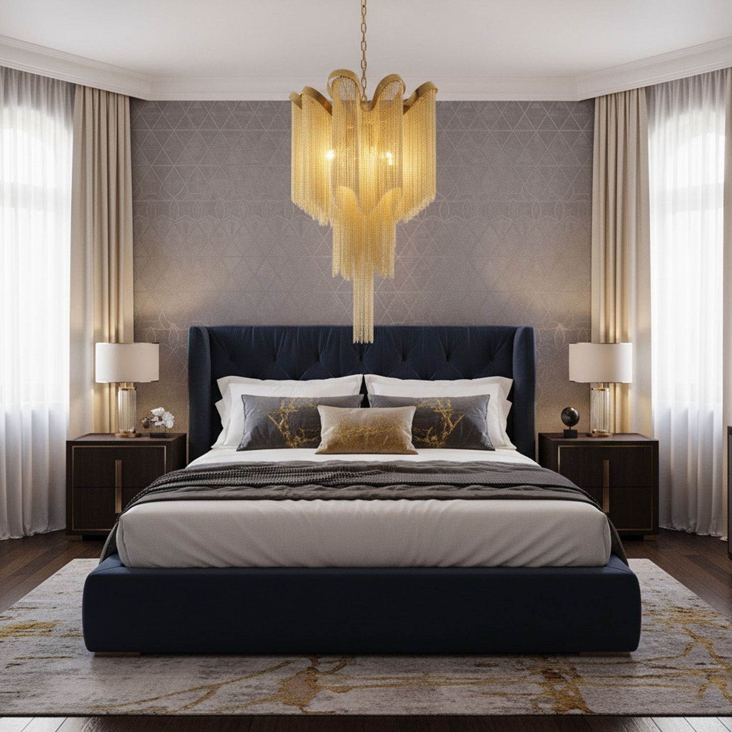 Noririne Stream Chain Chandelier