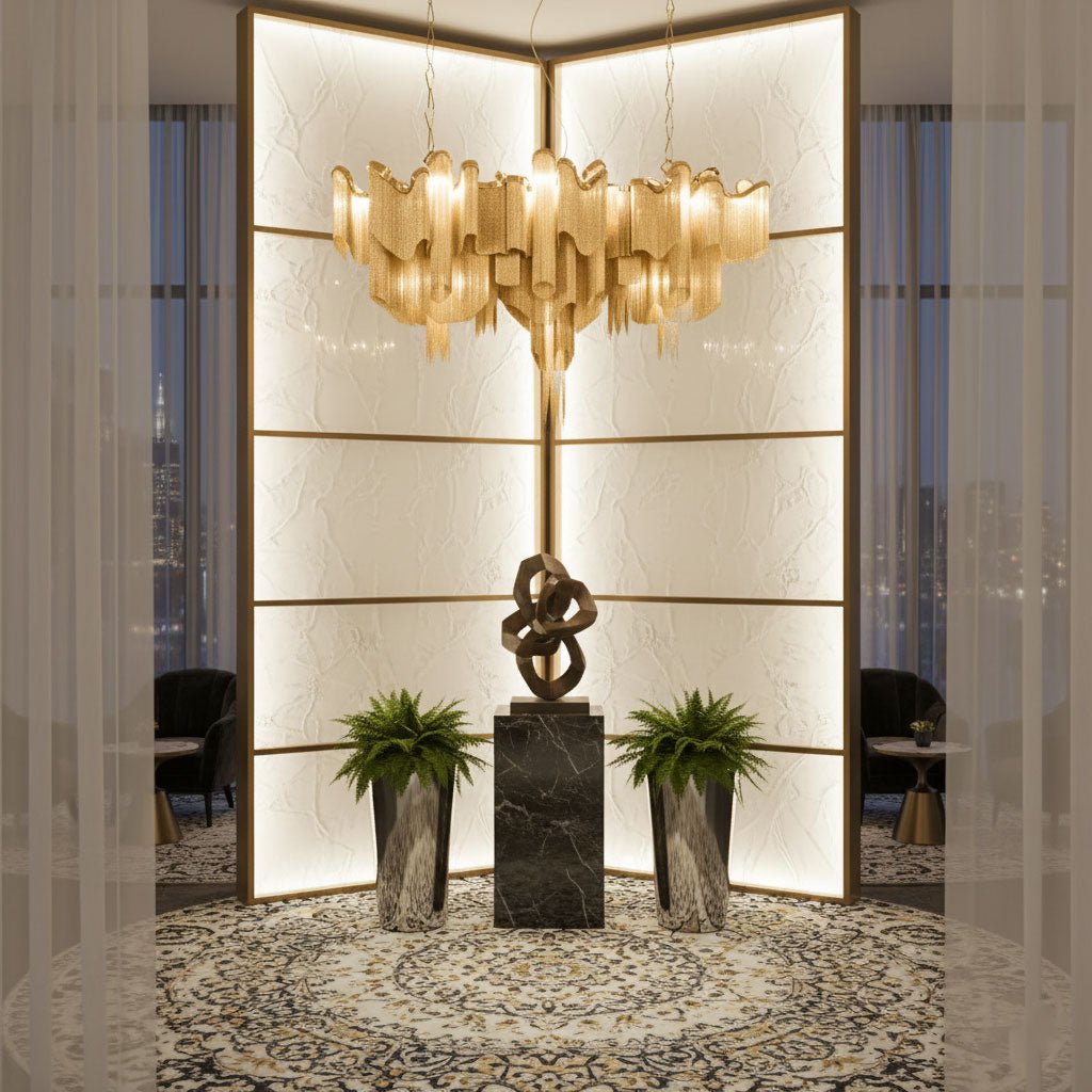 Noririne Stream Chain Chandelier