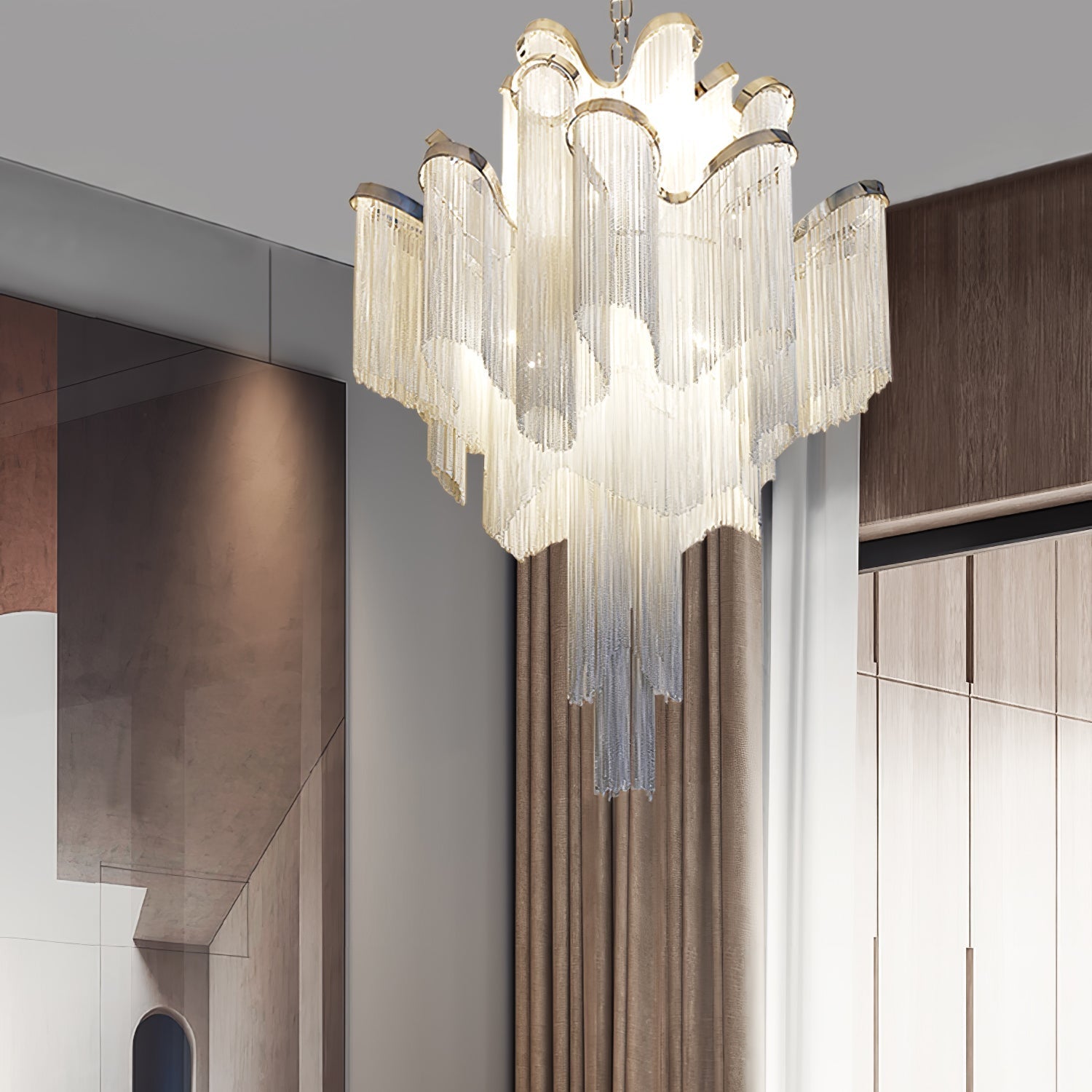Noririne Stream Chain Chandelier