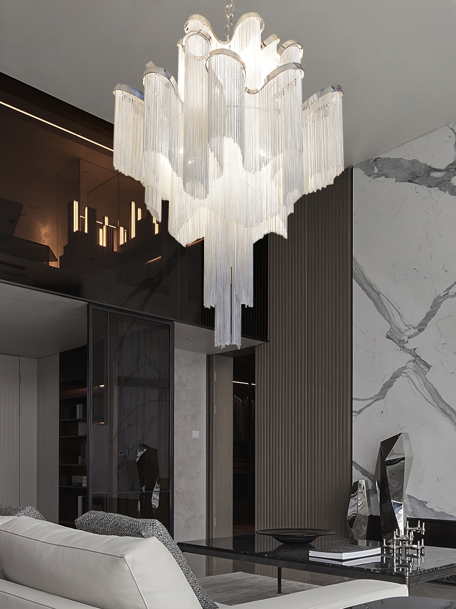Noririne Stream Chain Chandelier