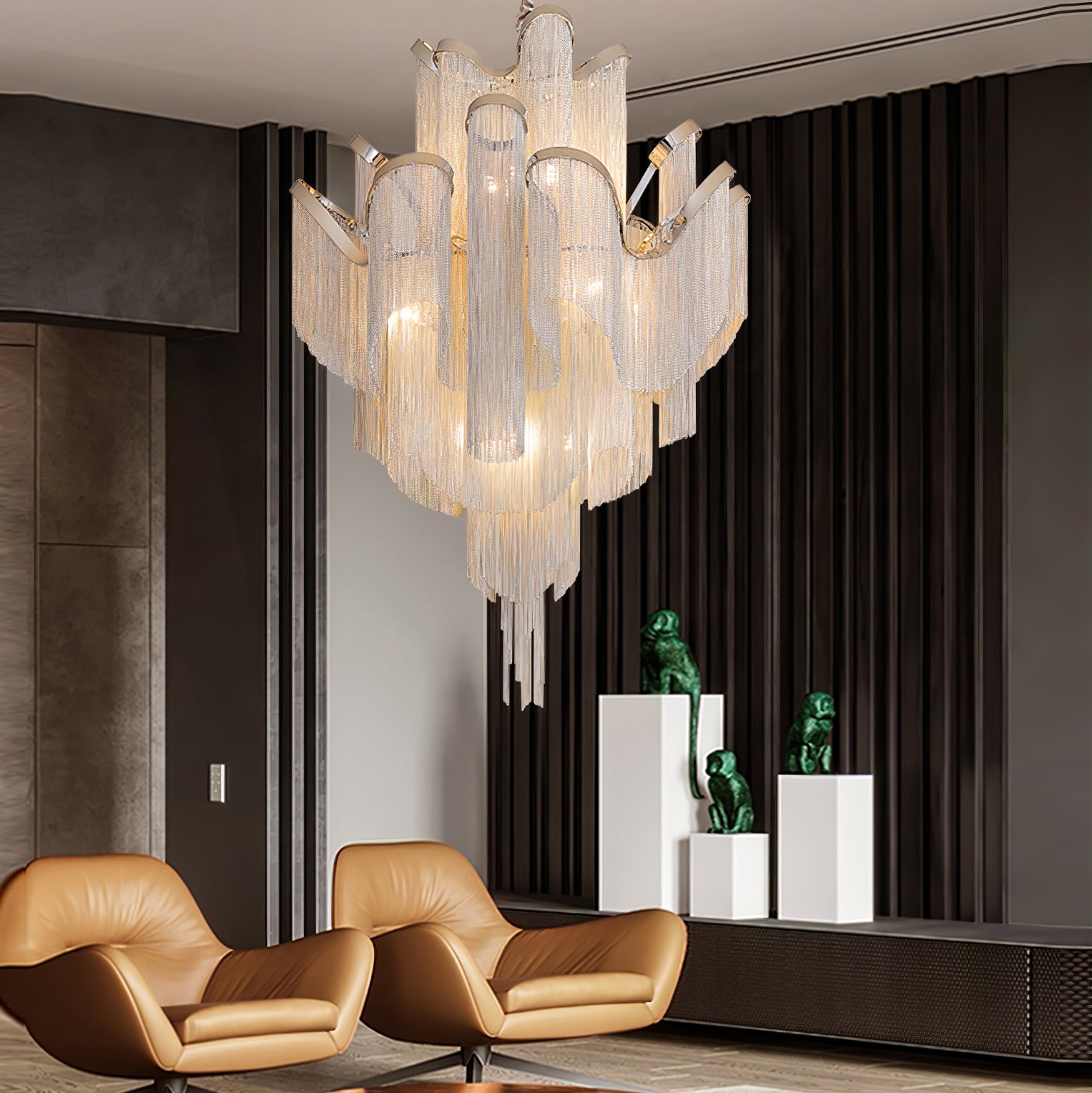 Noririne Stream Chain Chandelier