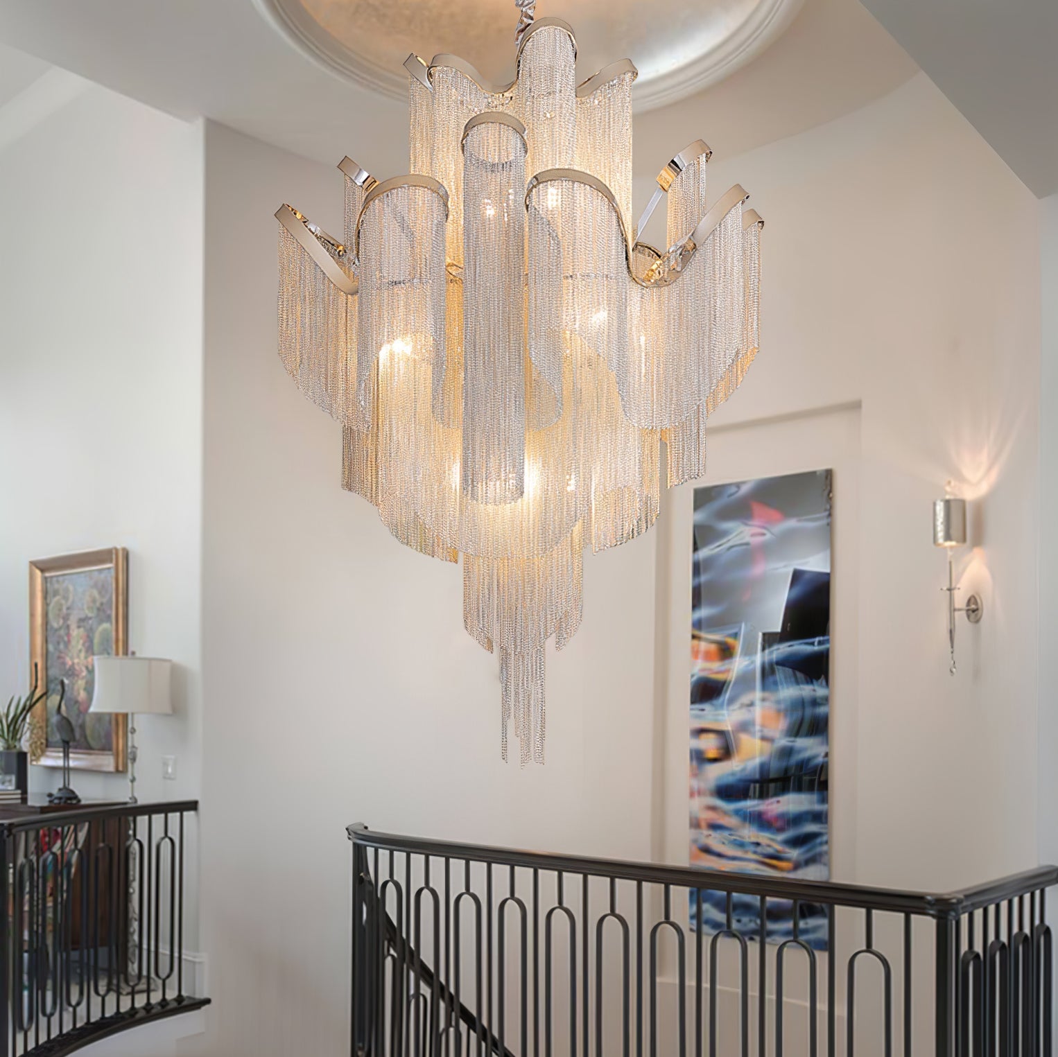 Noririne Stream Chain Chandelier
