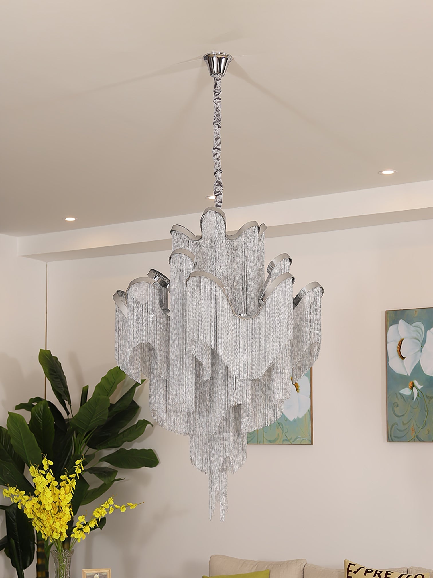 Noririne Stream Chain Chandelier