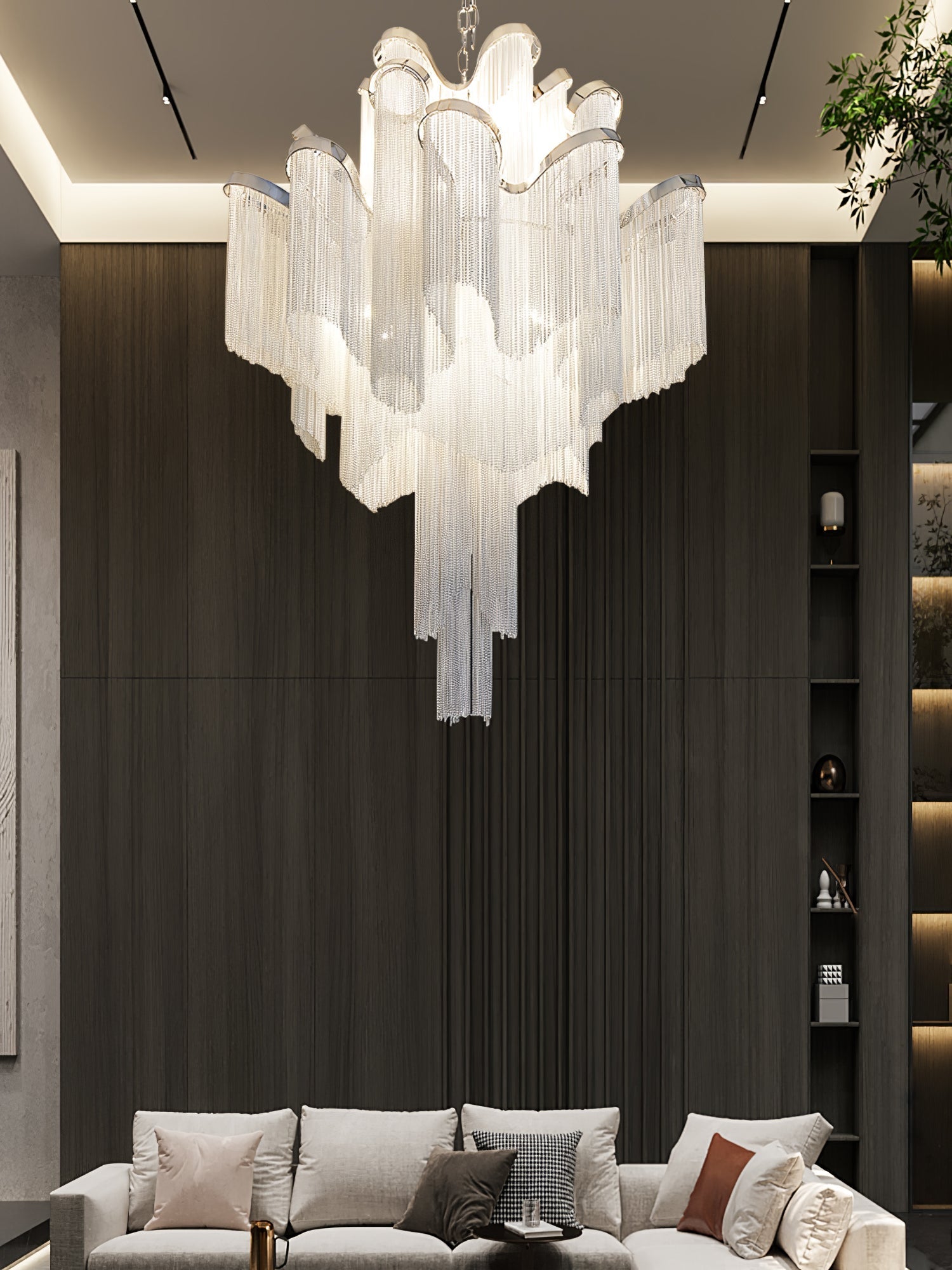 Noririne Stream Chain Chandelier