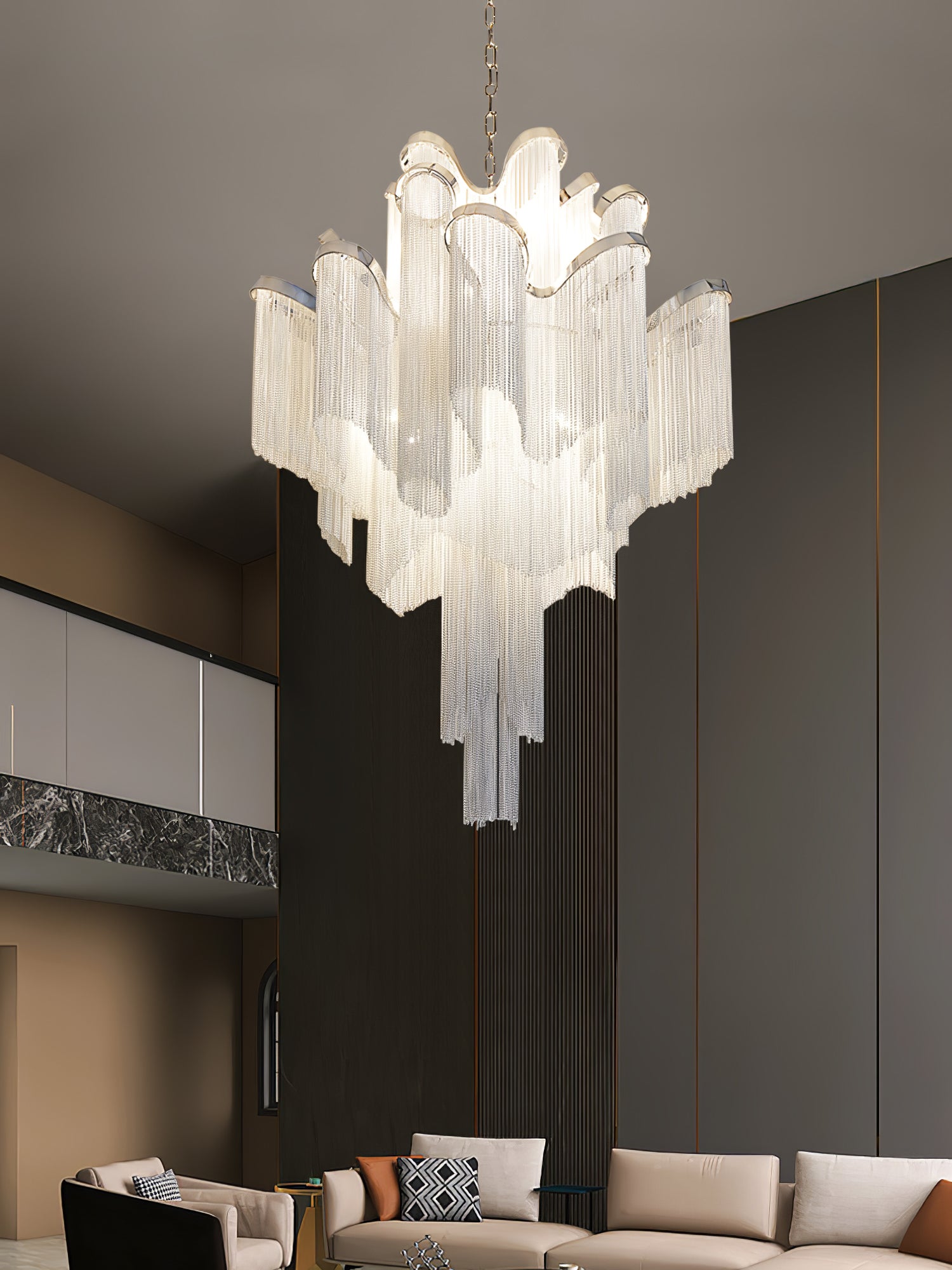 Noririne Stream Chain Chandelier