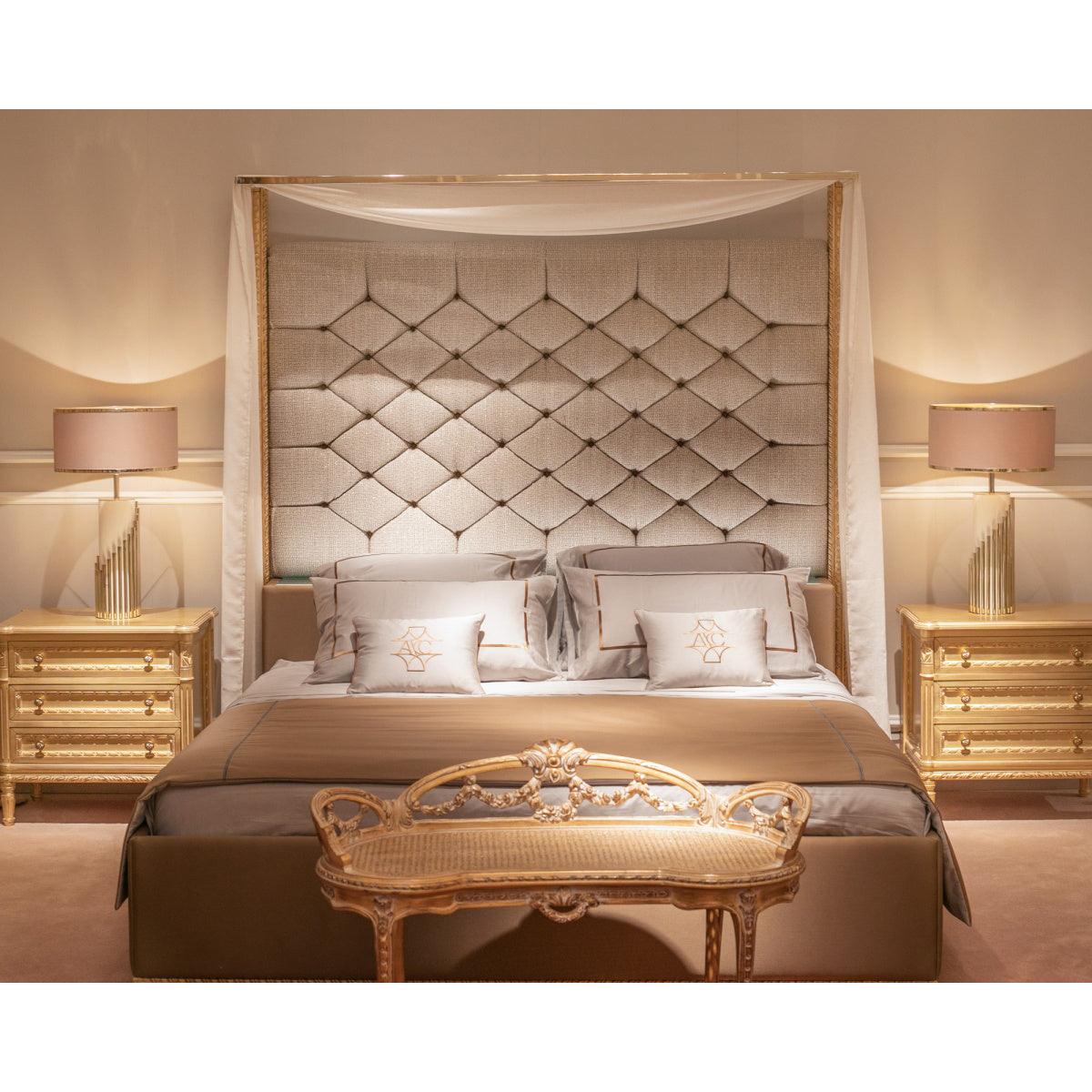 Teldes Marble Fabric Table Lamp