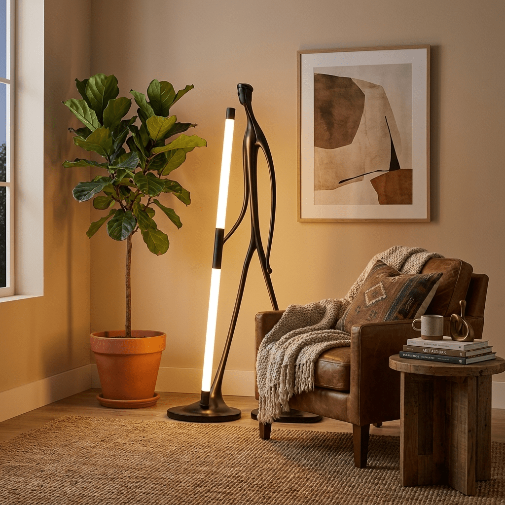 Stride Figure Floor Lamp