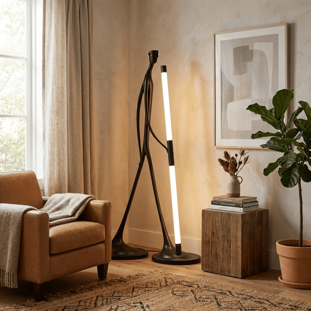 Stride Figure Floor Lamp