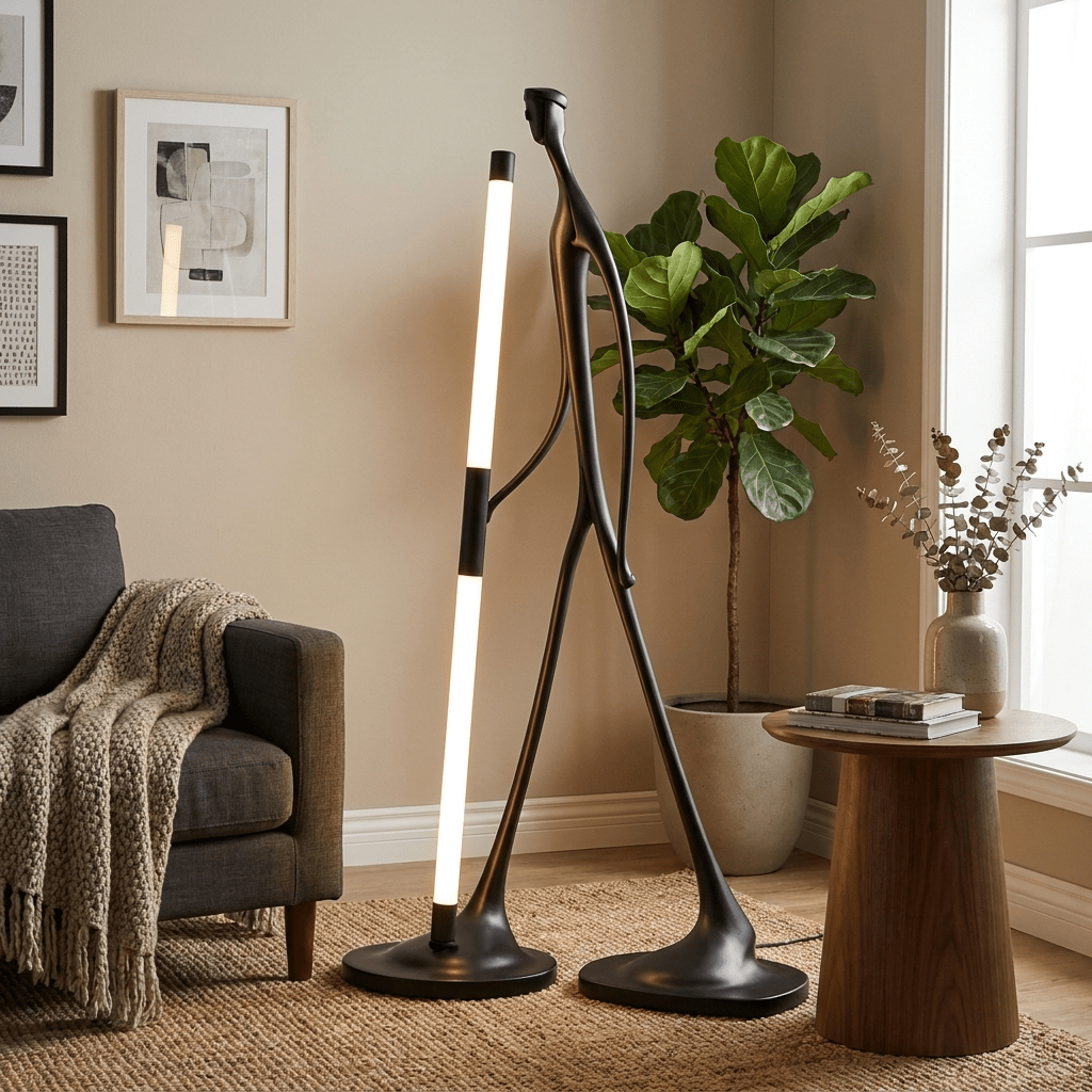 Stride Figure Floor Lamp