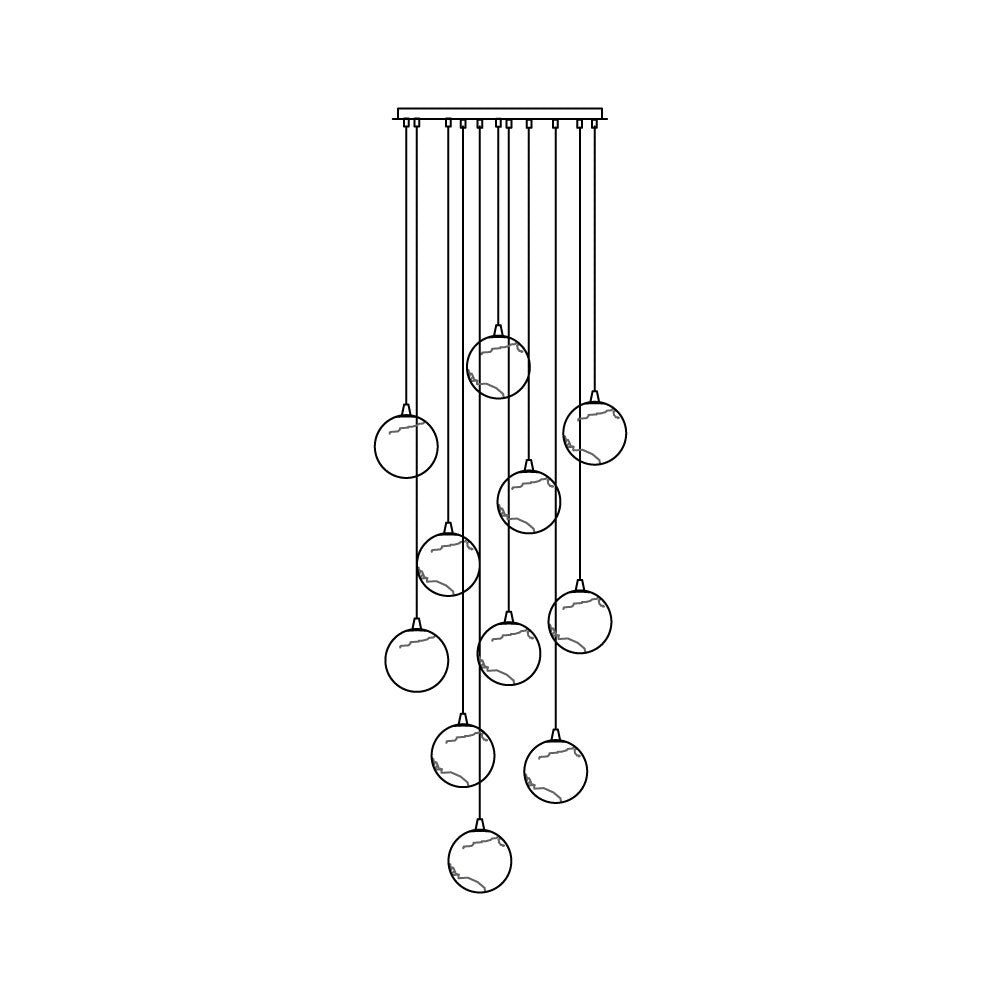 Nivinian Alabaster Chandelier