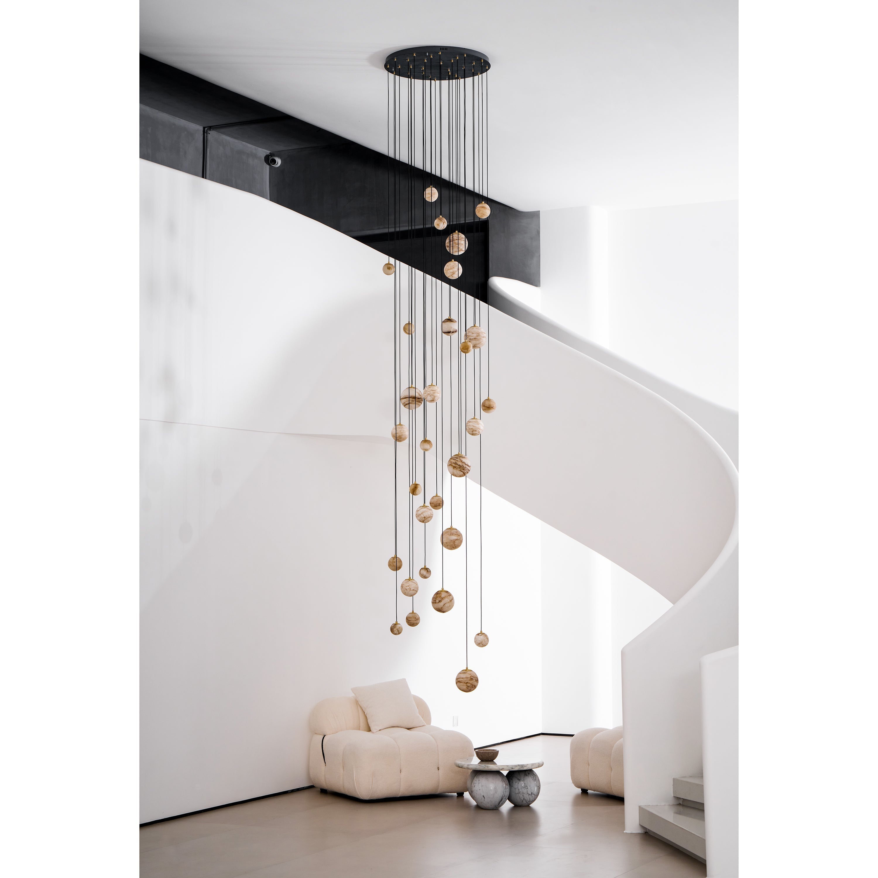 Nivinian Alabaster Chandelier