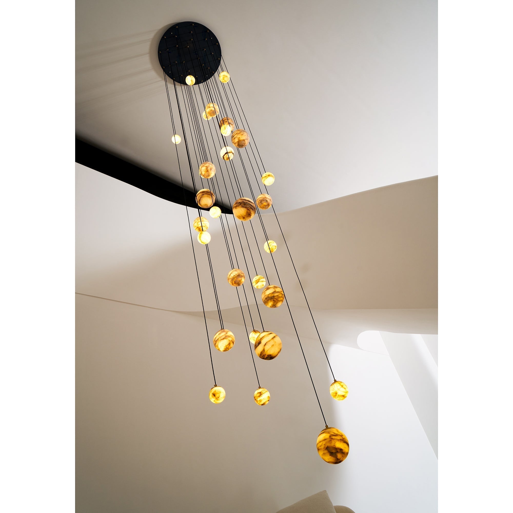 Nivinian Alabaster Chandelier