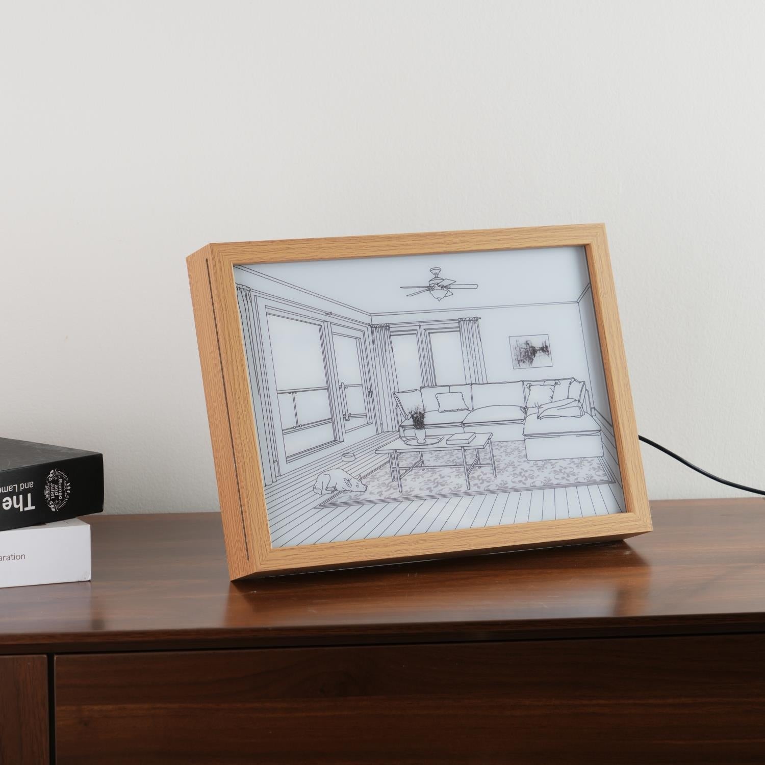 Sunbathing Mural Art Lamp
