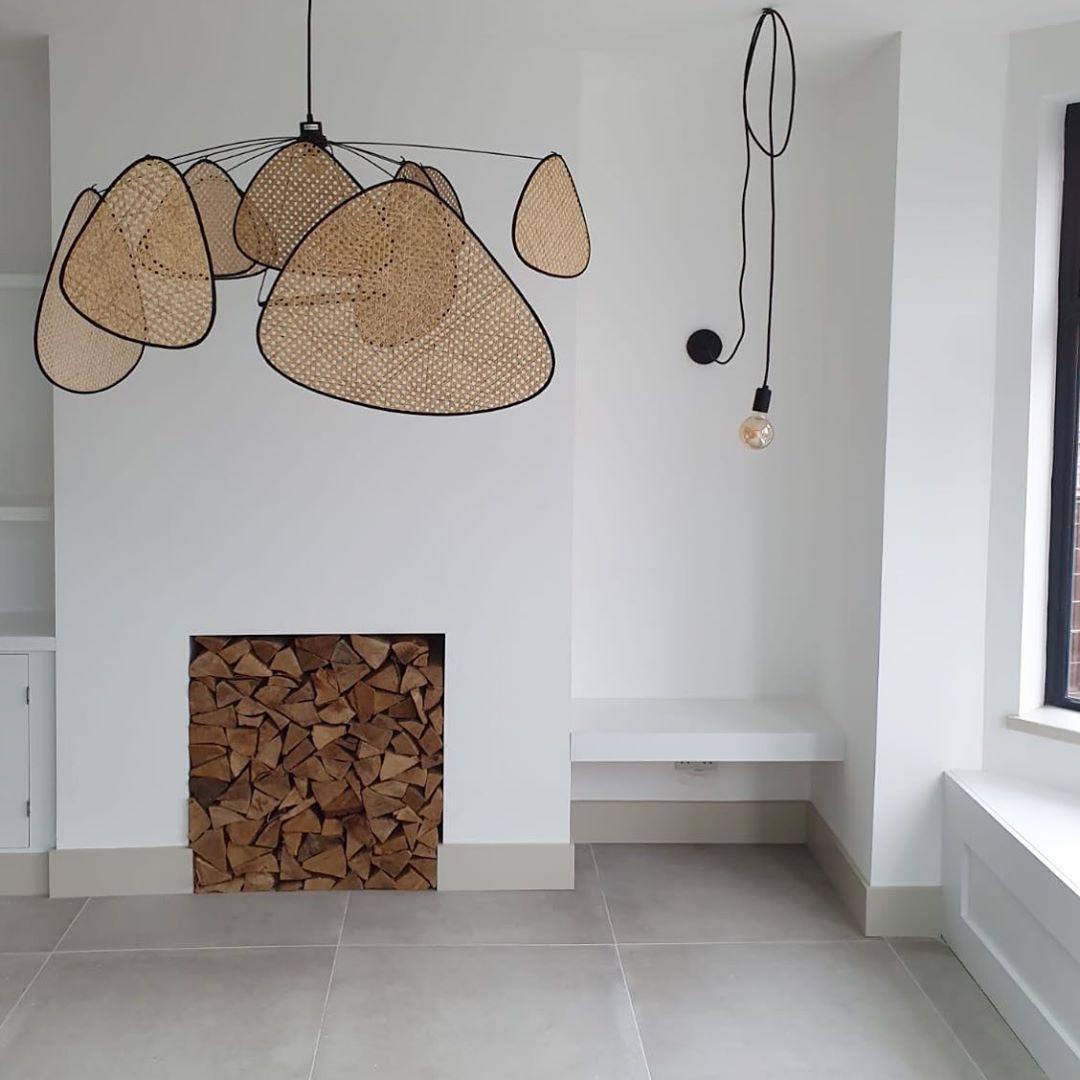 Ariinora Pendant Light Rattan Swag Industrial