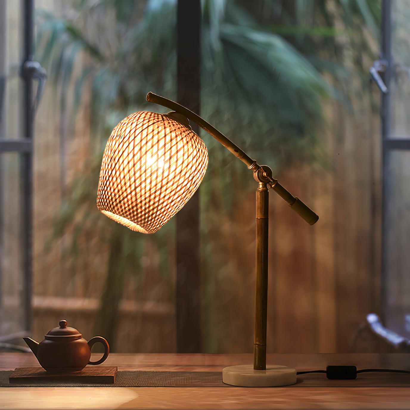 Zanell Bamboo Zen Table Lamp