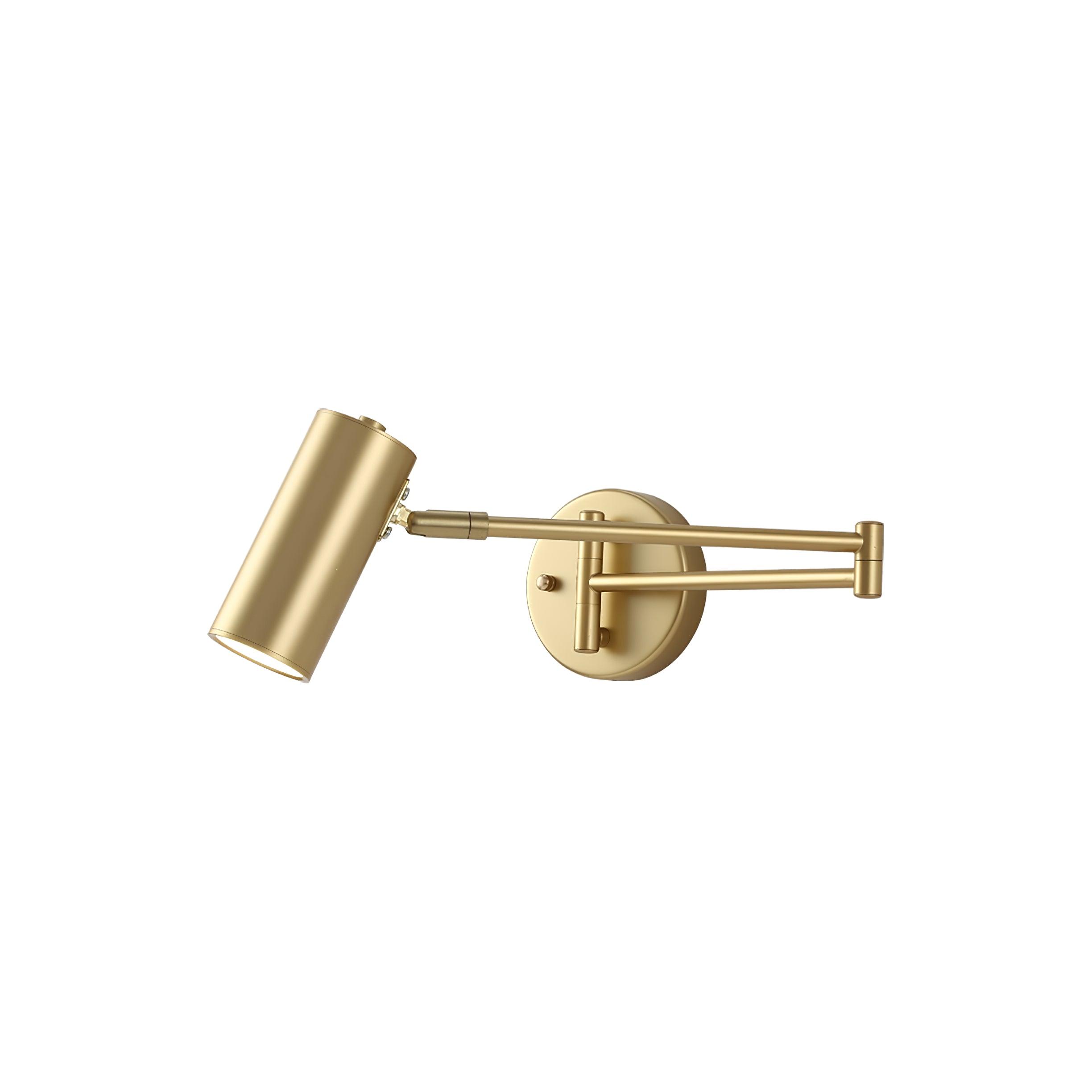 Auraelle Wall Sconce Brass Swing Arm Adjustable