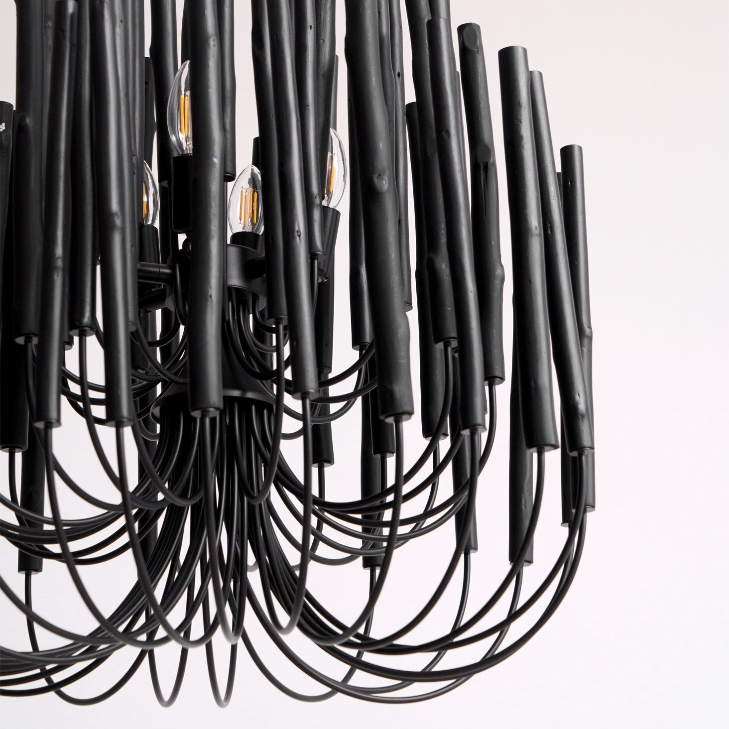 Nyphaiel Postmodern Luxury Wood Chandelier