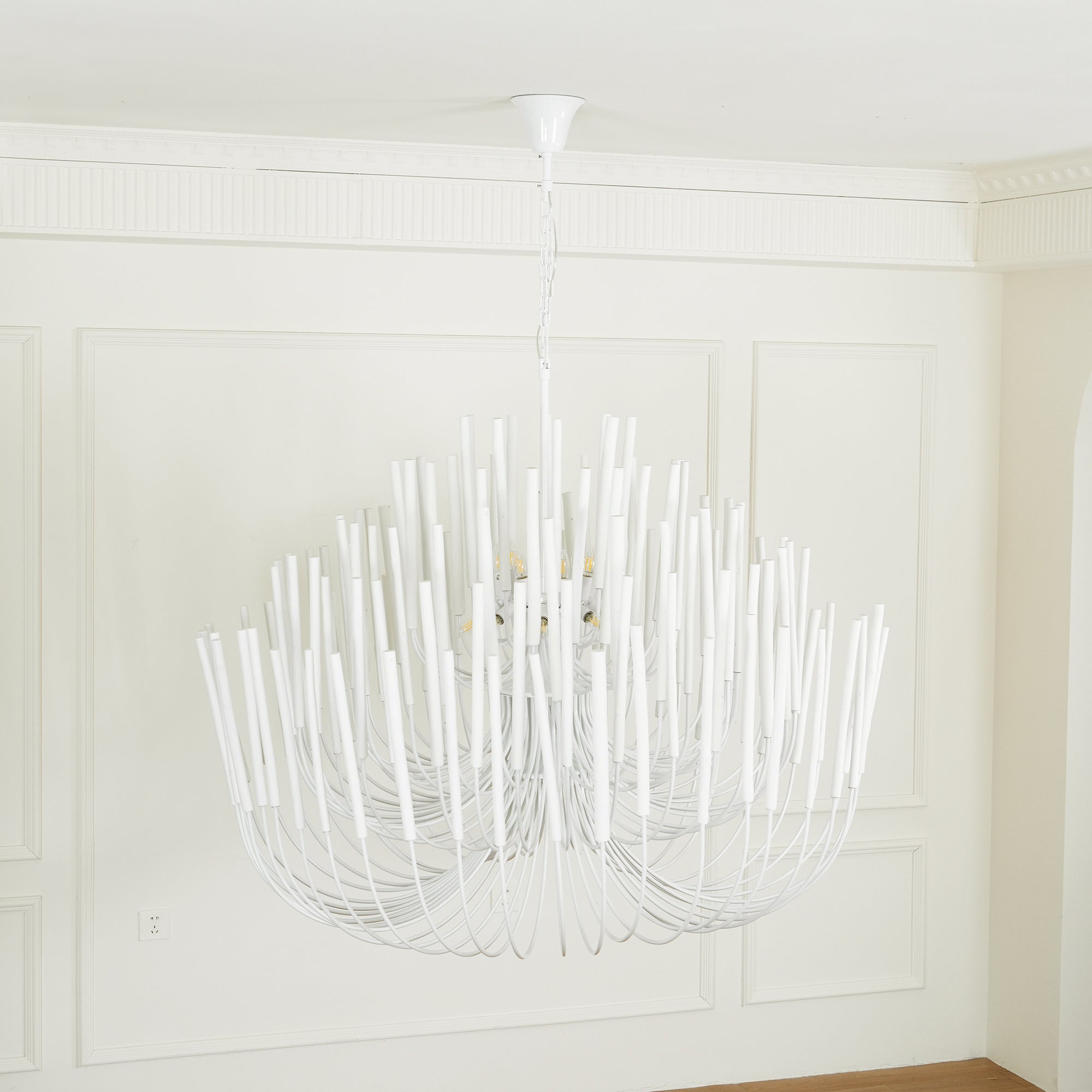 Nyphaiel Postmodern Luxury Wood Chandelier