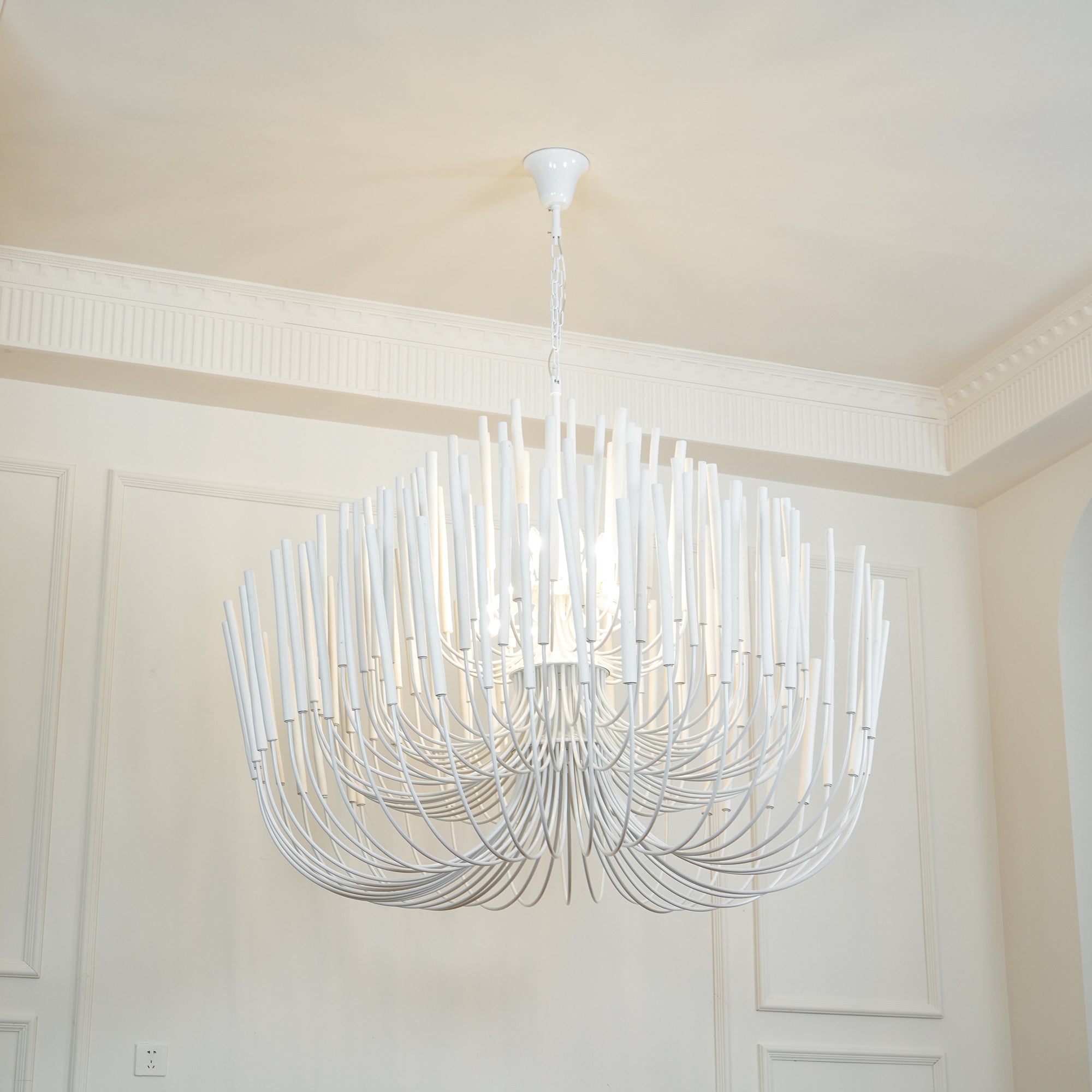 Nyphaiel Postmodern Luxury Wood Chandelier