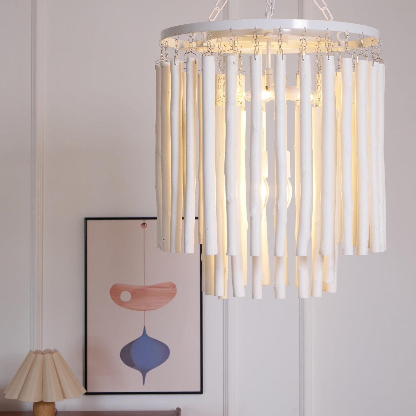 Nyphaiel Postmodern Luxury Wood Chandelier