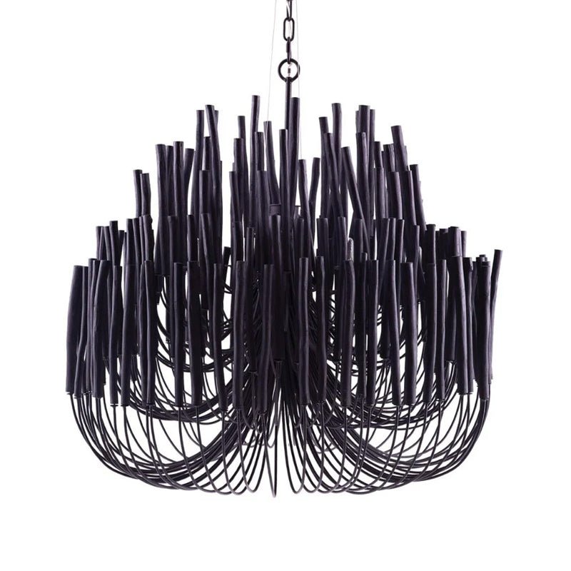 Nyphaiel Postmodern Luxury Wood Chandelier