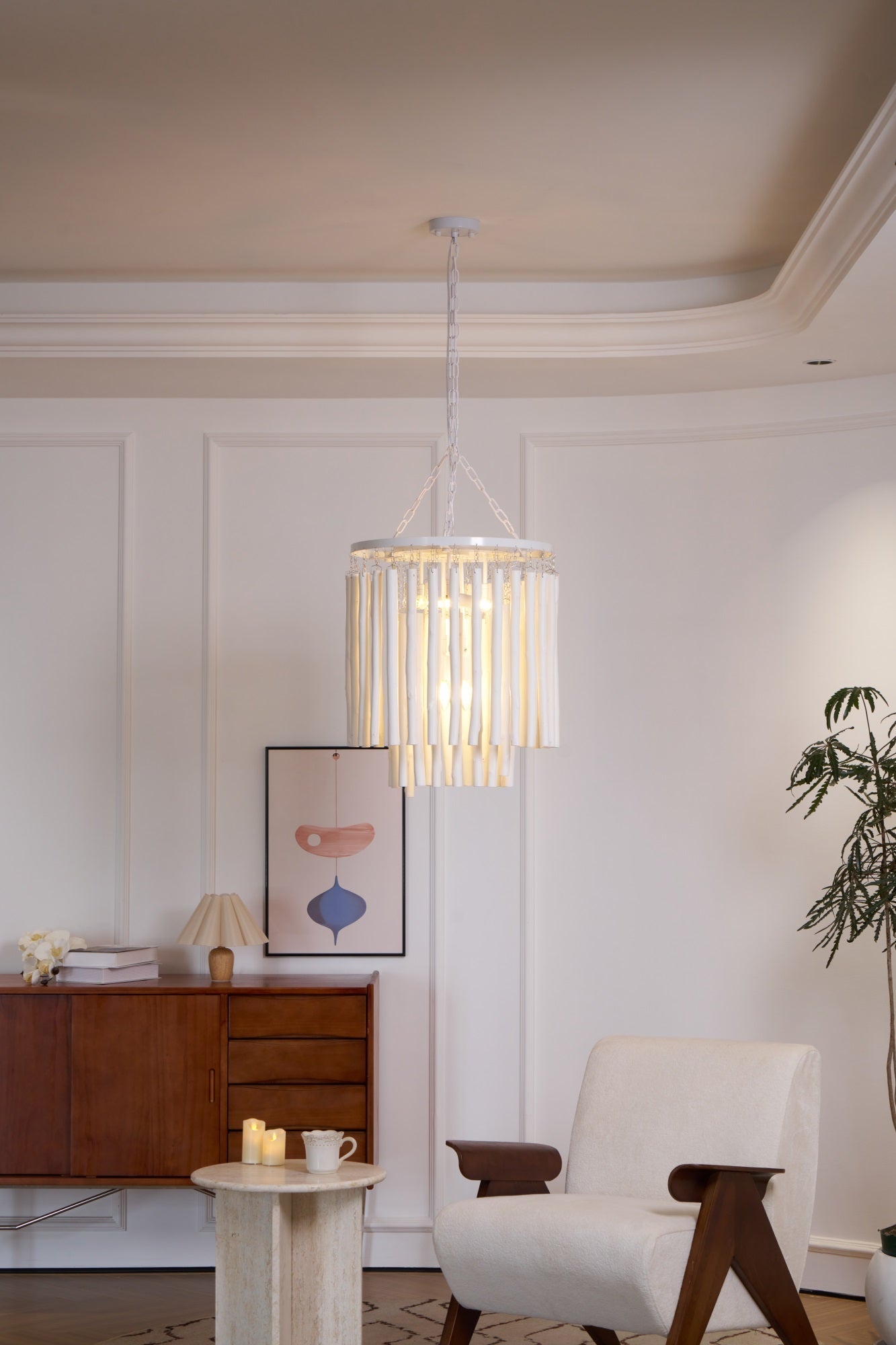 Ravenborne Wood Chandelier