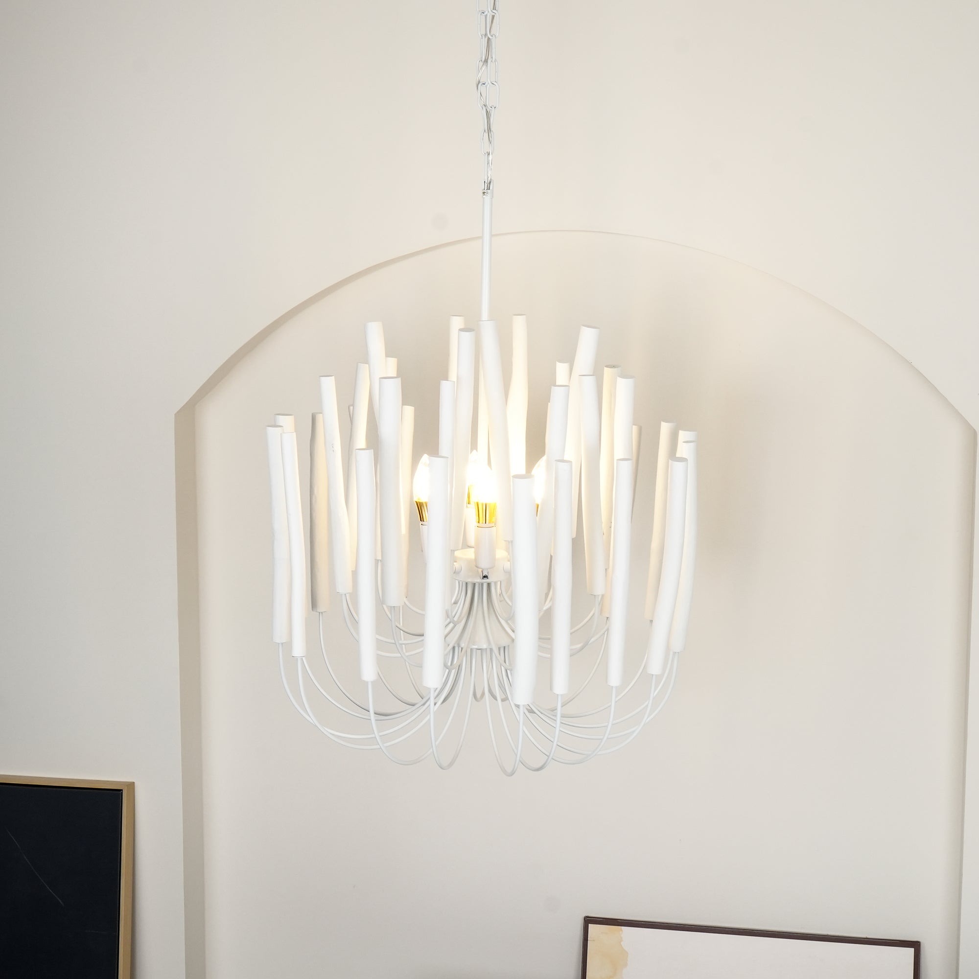 Nyphaiel Postmodern Luxury Wood Chandelier