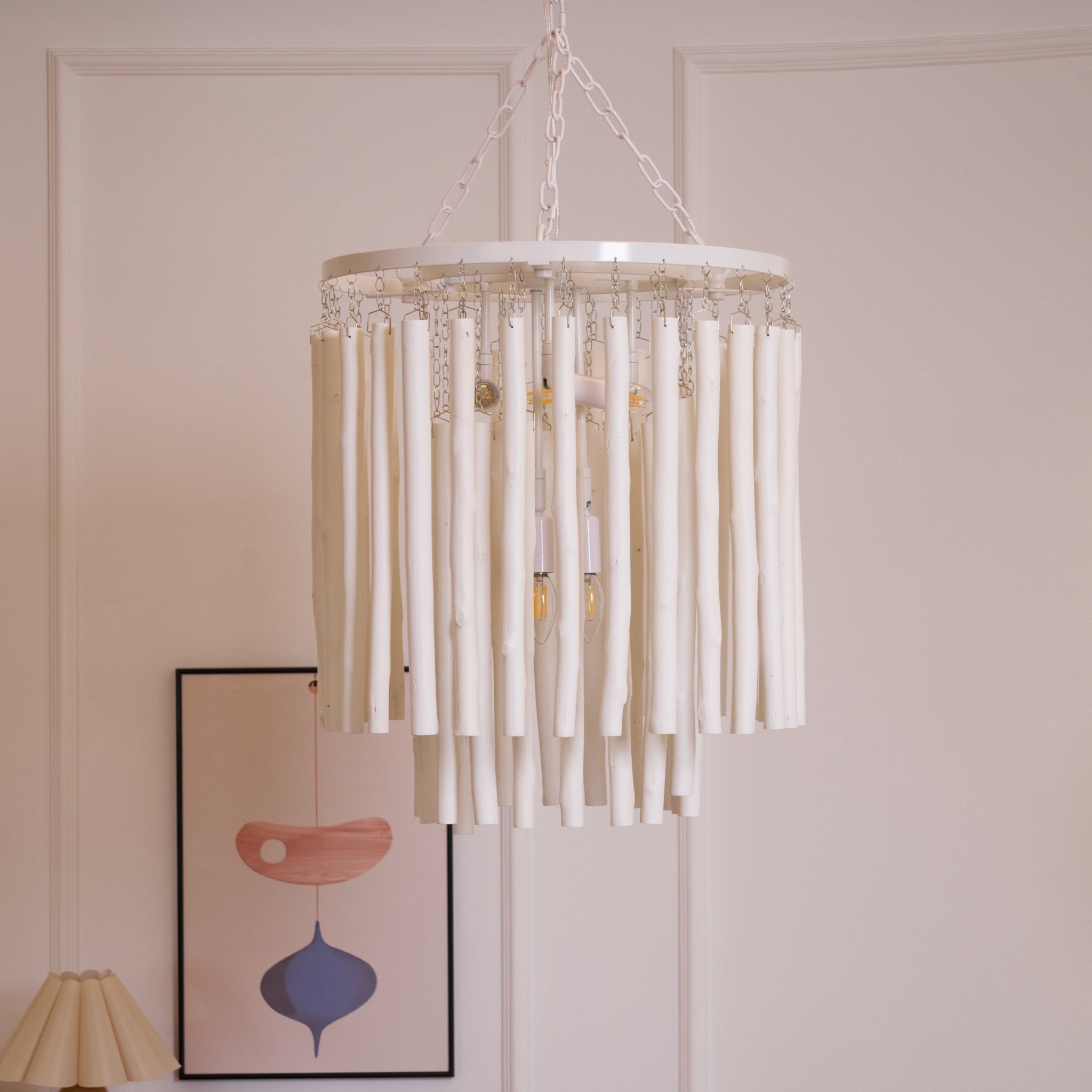 Nyphaiel Postmodern Luxury Wood Chandelier