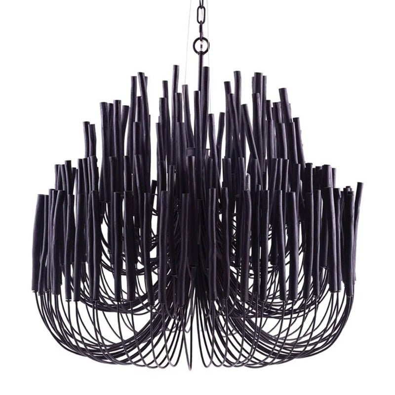 Nyphaiel Postmodern Luxury Wood Chandelier